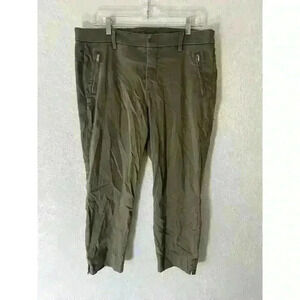 Level 99 Women Green Casual Pants 32 P